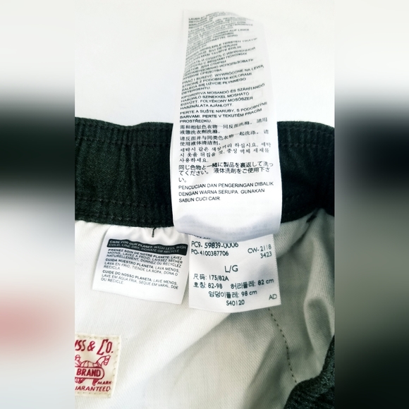 Levi's Dark Green Cargo Joggers - Picture 12 of 16